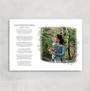 A Personalised Print Of Your Photo And Words, 9 of 9