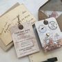Luggage Tag Save The Date Florence, thumbnail 2 of 4