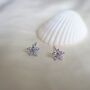 925 Silver Earring Set , Silver Flower Earring For Her, thumbnail 7 of 8