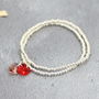 Swarovski Crystal Heart Stretch Charm Bracelet, thumbnail 4 of 7