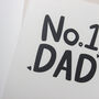 No.One Dad Fathers Day Card, thumbnail 5 of 8