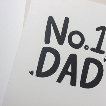 No.One Dad Fathers Day Card, 5 of 8