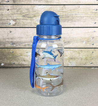 Children's Shark Design Water Bottle 500ml, 4 of 12