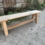 Oak Hallway Or Dining Bench, thumbnail 6 of 11