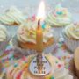 Personalised Teardrop Birthday Candle Holder, thumbnail 1 of 3