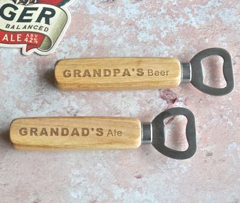 Personalised Grandpa's Beer Bottle Opener, 2 of 4