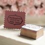 Personalised Handcrafted Rubber Stamp, thumbnail 2 of 2