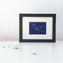 Personalised Taurus Constellation Woodblock Print, thumbnail 2 of 5