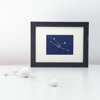 Personalised Taurus Constellation Woodblock Print, 2 of 5