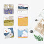 Set Of Six Countryside Melamine And Cork Coasters, thumbnail 1 of 3