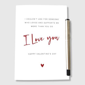 Valentines Day Card Love And Support, 2 of 7