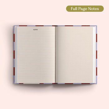 2027 Diary | A5 Hardcover Week To View | Blueberry Check, 6 of 8