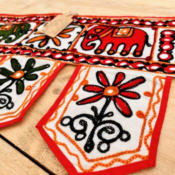 Traditional Indian Toran Hanging Door Valance, 5 of 6