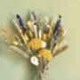 Meadow Yellows Dried Flower Hand Tied Bouquet, thumbnail 1 of 1
