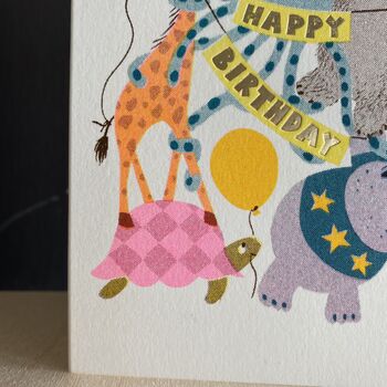 Party Pets Happy Birthday Greeting Card, 3 of 3