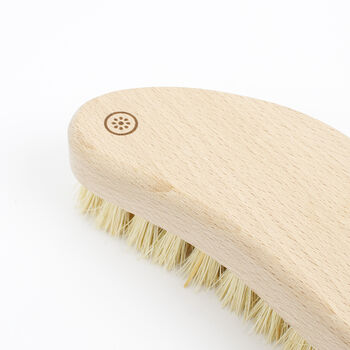 Sustainable Wood Scrubbing Brush With Plant Bristles, 7 of 7
