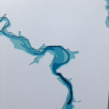 River Dart Dartmouth Bathymetric Map, 5 of 9