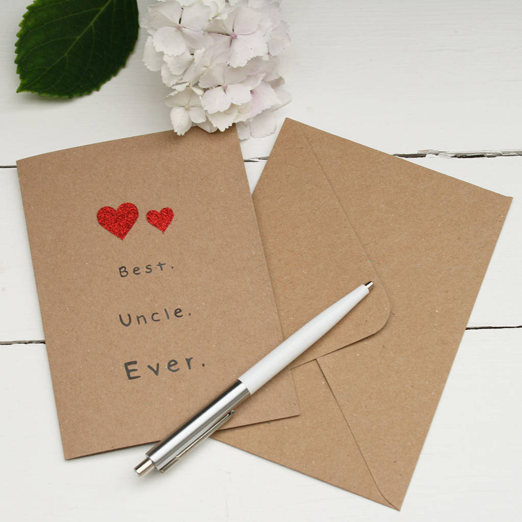 The Best Uncle Ever Card By Juliet Reeves Designs | notonthehighstreet.com