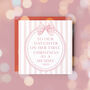 To My/Our Daughter On First Christmas As A Mummy Vintage Style Card, thumbnail 2 of 5