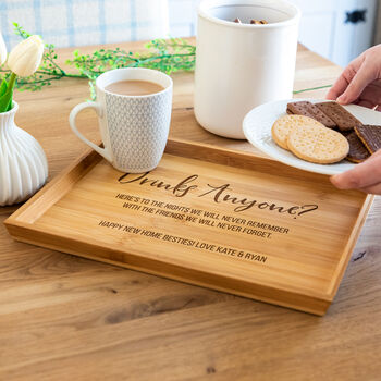 Personalised Drinks Anyone Serving Tray, 4 of 4
