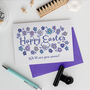 Personalised Floral Easter Card, thumbnail 1 of 2