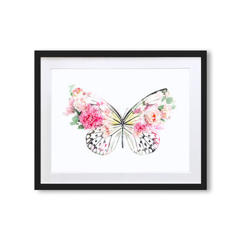 Butterfly Wildlife Botanical Art Print, 3 of 4