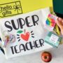 Super Teacher Thank You Letterbox Gift – A Colourful End Of Term Treat, thumbnail 1 of 7