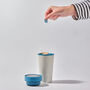 Circular Leakproof And Lockable Reusable Cup 12oz Blue, thumbnail 5 of 8