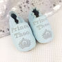 Personalised Prince Baby Shoes, thumbnail 1 of 9