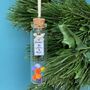Pom Pom Merry And Bright Glass Christmas Decoration, thumbnail 2 of 2