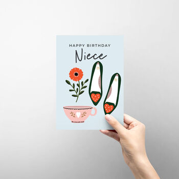 Niece Birthday Card With Illustrated Modern Accessories, 2 of 4