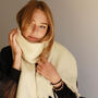 Soft Plain Wool Blend Scarf, thumbnail 4 of 12