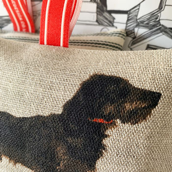 Wire/Rough Haired Dachshund Lavender Bag, 2 of 4