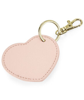 Personalised Leather Effect Heart Keyring, 3 of 6