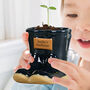 Personalised Blue Welly Boot Garden Planter, thumbnail 3 of 10