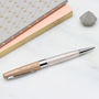 Champagne Crystal Sparkle Personalised Pen, thumbnail 1 of 3