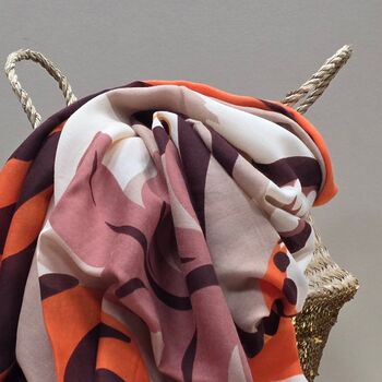 Bold Tiger Print Scarf, 3 of 4