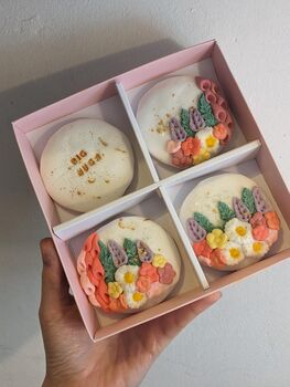 Personalised Wild Flower Biscuit Gift Box And Wild Flower Greetings Card, 5 of 8