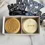 'Happy New Year' Personalised Twin Chocolate Oreo Gift, thumbnail 3 of 12