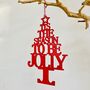 Christmas Hanging Decoration, thumbnail 3 of 5