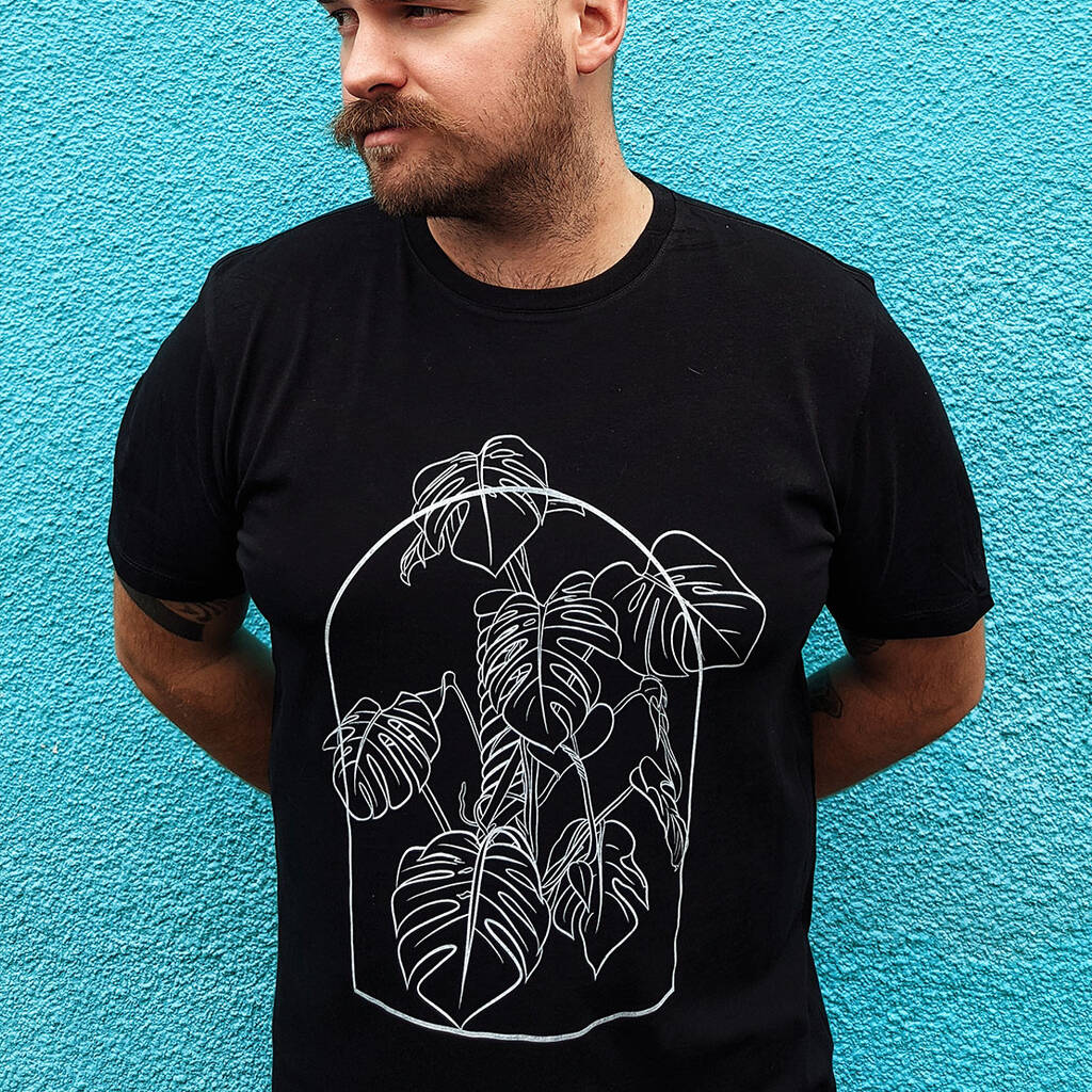 Monstera Plant Organic Unisex T Shirt By Bon Clothing ...