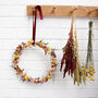 'Ceres' Summer Dried Flower Door Wreath, thumbnail 1 of 8