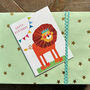 Happy Birthday Lion Mini Card, thumbnail 1 of 5