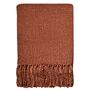 Rusty Brown Solid Throw, thumbnail 2 of 3