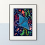 Stingray Sea Animal Colourful Nursery Print, thumbnail 2 of 8