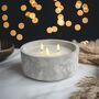 Cement LED Candle Pot, thumbnail 3 of 7