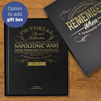 Napoleonic Wars Personalised War History Deluxe Book, 4 of 12