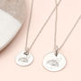 Mother And Daughter Engraved Necklace Set, thumbnail 1 of 8