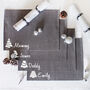 Four Personalised Christmas Tree Placemats, thumbnail 2 of 4