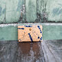 Personalised Blue Splat Leather Wallet, thumbnail 5 of 9